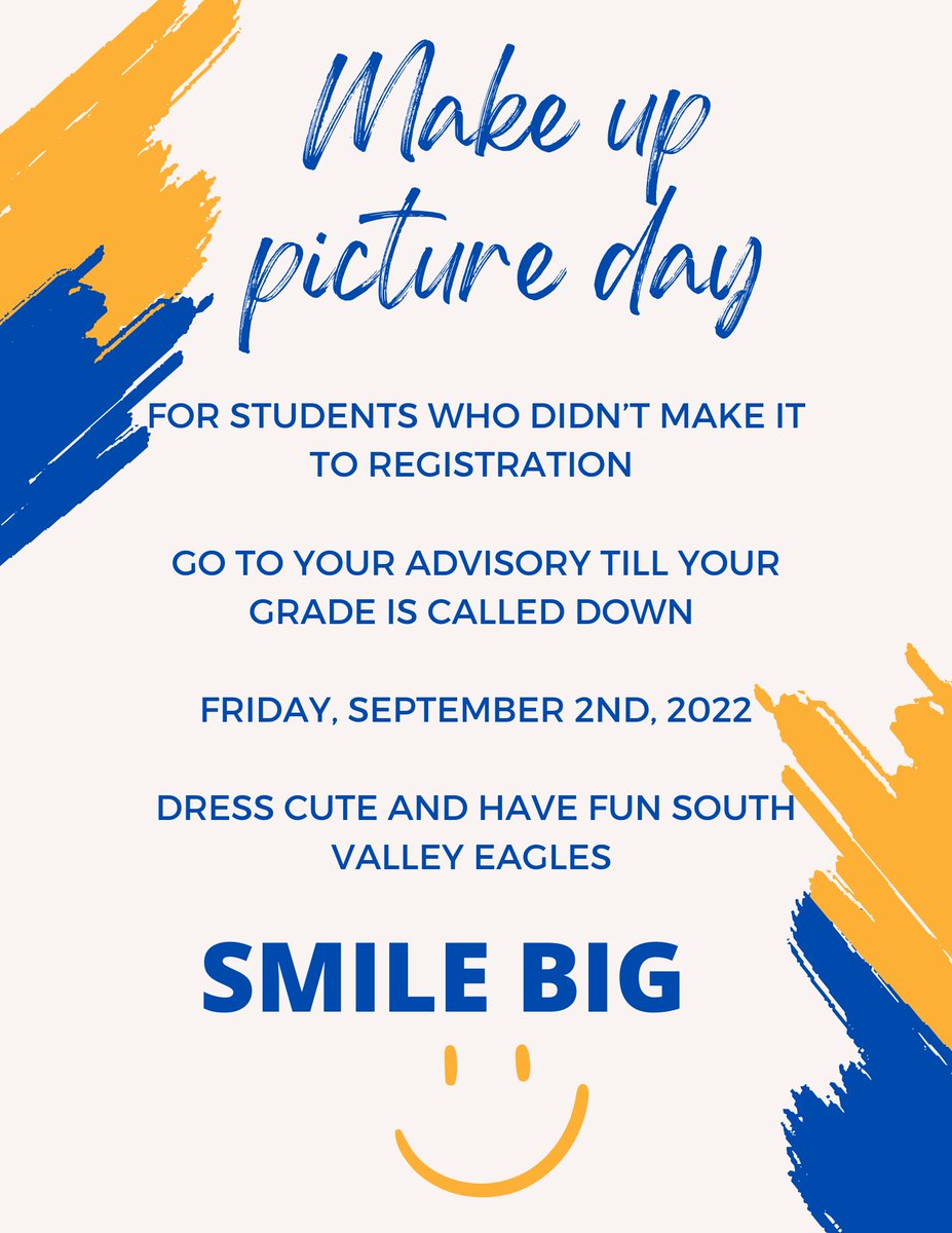 MrBoldtLPS's tweet photo. Make-up picture day is tomorrow! https://t.co/aw8bTUej0x