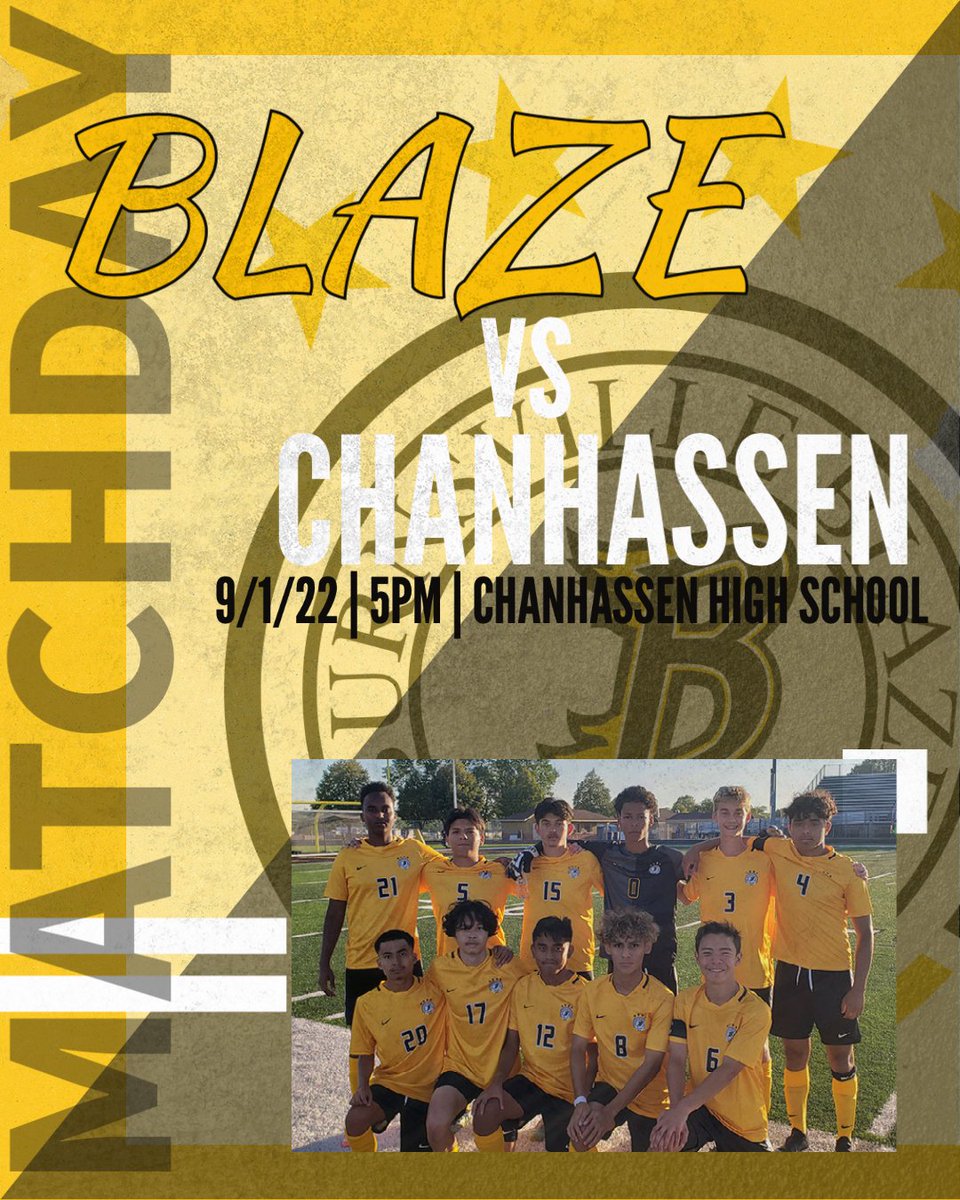 BlazeMensSoccer's tweet image. The Blaze head to Chanhassen for another non conference competition. 5pm kickoff at Chanhassen High School. #GoBlaze #FollowYourCompass