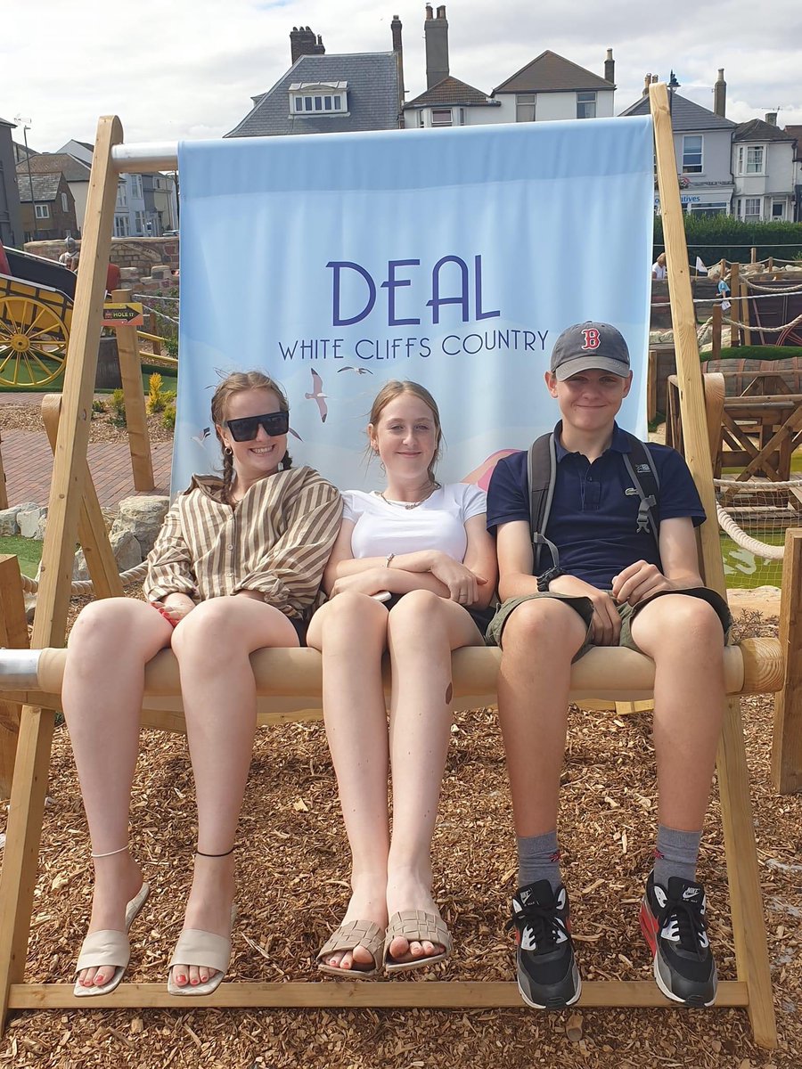 East_Kent_CSSC's tweet photo. It's fantastic to see East Kent Members out enjoying our 2022 Summer 'Stay Local' offer. Heather &amp; her family spent a lovely couple of hours at the new crazy golf in #Walmer @Wadventuregolf ⛳️ 
This cashback offer is available until 30th Sep: https://t.co/om9XlEk9Qw #myCSSC https://t.co/fmtIngOwUY