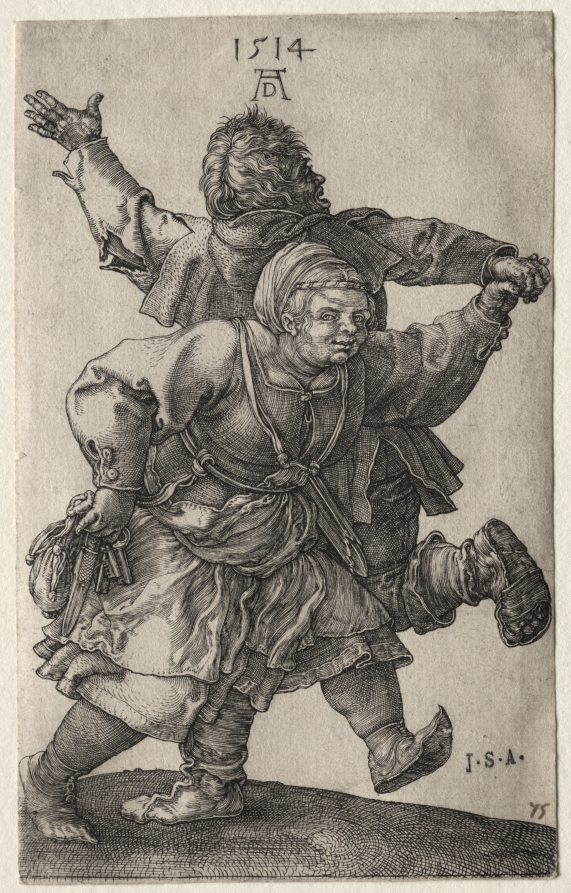 Albrecht Dürer, Peasant Couple Dancing, 1514 #cmaprints #museumarchive clevelandart.org/art/1993.190