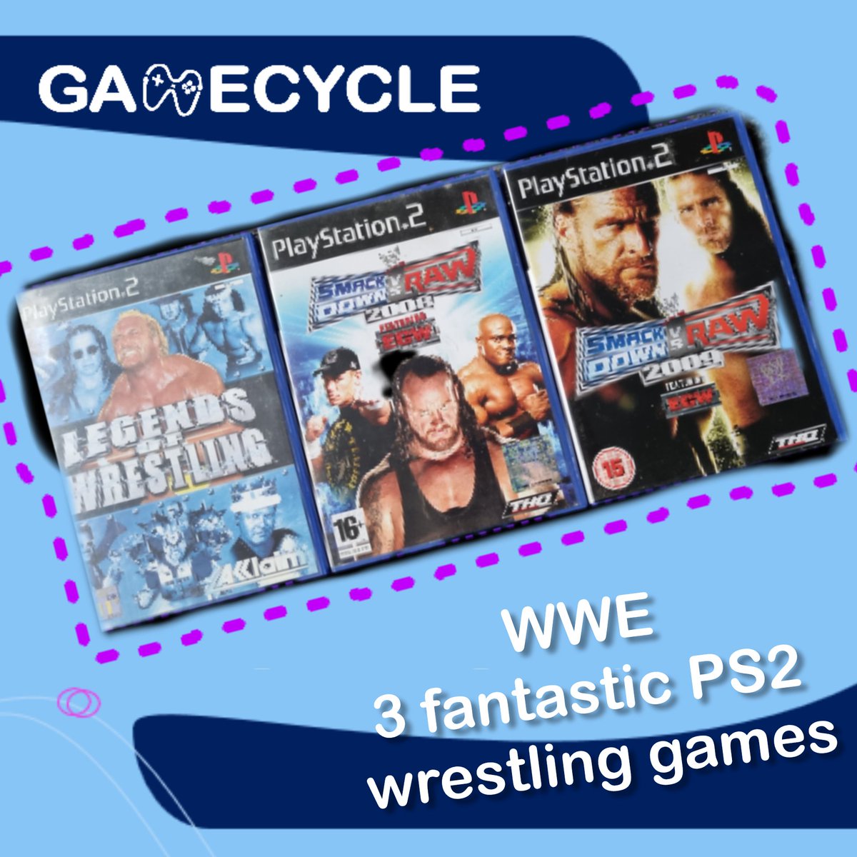 GameCycleUK's tweet photo. ๐จPrice drop!! ๐ฎ
Check out WWE 08/09 on GameCycle
https://t.co/eUCku066TJ
#PlayStation #PS2 #WWE #gaming #gamers #RetroGaming #recycle #playmorewasteless #gamecycle https://t.co/kWrV6f0jJj