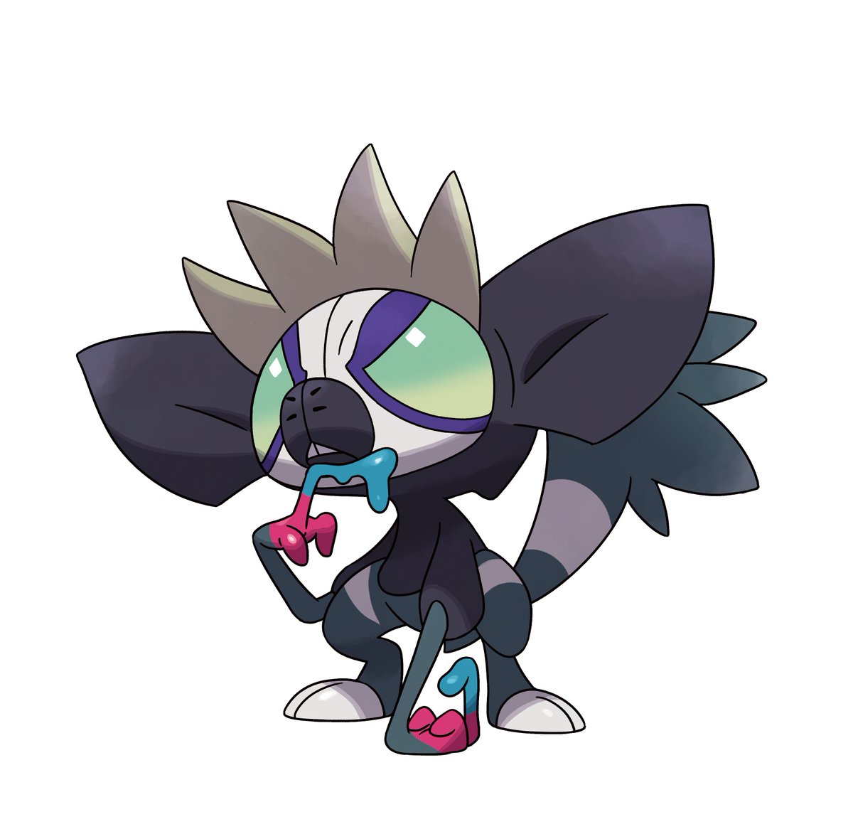 pokejungle's tweet photo. Here's a high-resolution version of Grafaiai's art and official screenshots. It is the Toxic Monkey Pokémon and is the series' first Poison/Normal​ Pokémon! #PokemonScarletViolet https://t.co/MzYTf0N0Kt https://t.co/YbwPUYEXHB