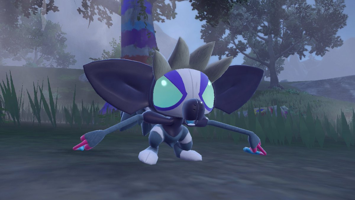 pokejungle's tweet photo. Here's a high-resolution version of Grafaiai's art and official screenshots. It is the Toxic Monkey Pokémon and is the series' first Poison/Normal​ Pokémon! #PokemonScarletViolet https://t.co/MzYTf0N0Kt https://t.co/YbwPUYEXHB