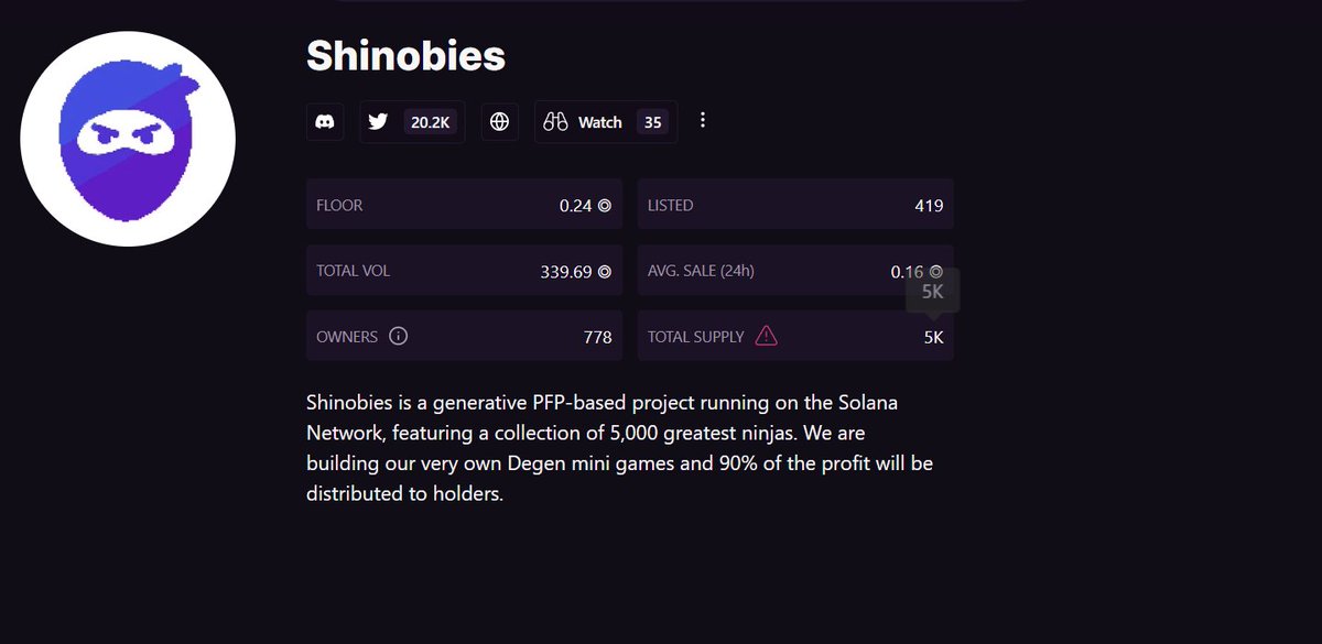 Bllisss's tweet photo. @anglio @ShinobiesNFT lowky on the rise! they were at .05 fp last night 👀👀 great team and community https://t.co/QMf6RfW8UE
