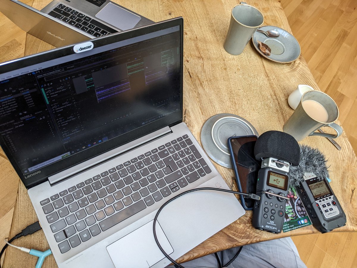 French_Kilt's tweet image. Yo le Twitter des pros du son ! On aimerait pouvoir enregistrer @Ecosse_Toujours en utilisant nos deux Zoom et un ordi doté d&apos;Adobe Audition. Sais-tu s&apos;il est possible d&apos;enregistrer simultanément ? 
#podcast #podcasthelp