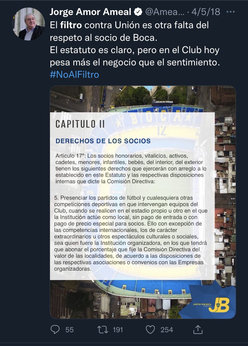 Informa el inepto de @ChichoCosentino que aplicarán filtro de 4 o 5 partidos del torneo local, para asistir al superclasico. 
Debido a la falta de capacidad. 
Capacidad de conducción les falta. Corruptos !!!
Borran con el codo lo que escriben con la mano. Te busca <a href="/PFAOficial/">Policía Federal Argentina</a>