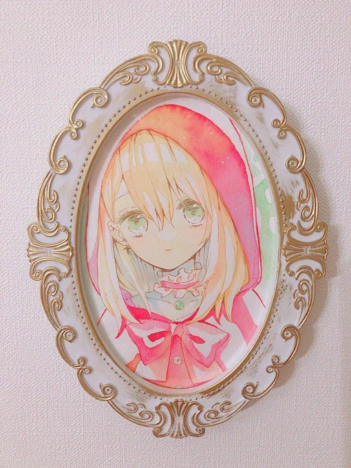 額装した満足#minie19 