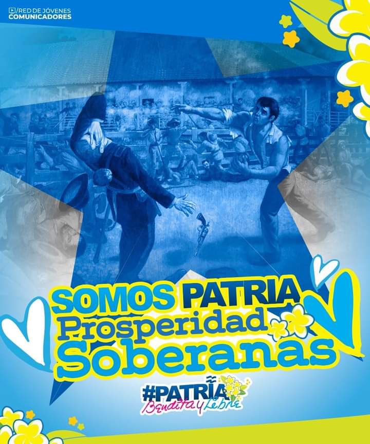 Patria Bendita, Patria Amada, Viva #Nicaragua 🇳🇮 Bendita y siempre libre.

Feliz mes patrio 🔵⚪ compañer@s.
#PatriaBenditayLibre 

<a href="/QuenriM/">QuenriⓂ️</a> <a href="/ElCuerv0Nica/">EL CUERVO 🇳🇮</a> <a href="/LaZelayita/">La Zelayita 🇳🇮</a>