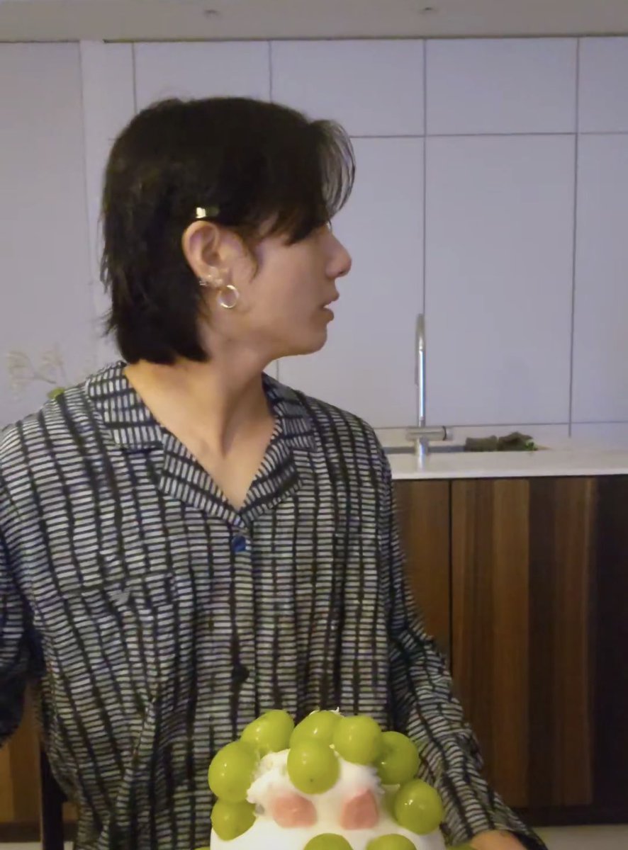 HIS HAIR