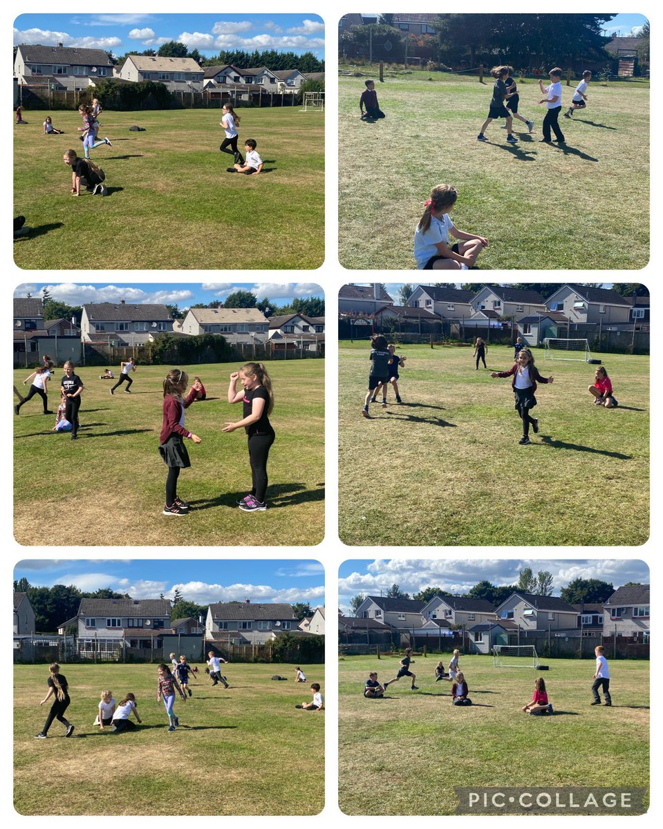 Jennife74258458's tweet photo. The sun was shining today for us during our P.E lesson! The children enjoyed Chaos Tig, Prey and Predator and Sharks and Fishes! Tired children from P4/5 tonight I hope! 😊 @DrakiesPS https://t.co/z0sbGD9Wbm