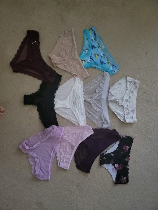 More panties for sale also selling lingerie pics to come! Mostly old stuff and I have things worn in