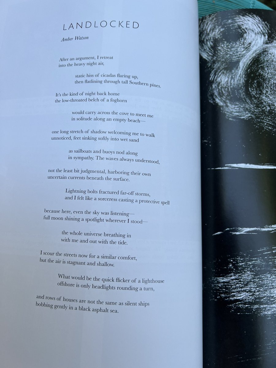 Special delivery from my dad who’s visiting from London—my copies <a href="/SeaborneMag/">Seaborne Magazine</a>! 🌊 I’m really impressed with the quality of this magazine and honored to have one of my little love poems to the sea included in it! 🖤