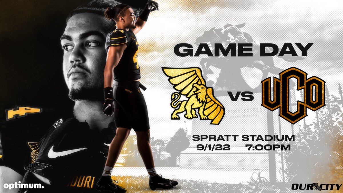 MWSUGriffons's tweet photo. Griffon Gameday has arrived. T-minus 10 hours until Central Oklahoma vs. @MWSU_Football.
📍 — Spratt Memorial Stadium, #OurCity
⏰ — 7 p.m.
📊 — https://t.co/4mrZt0C6nU
📺 — https://t.co/Q1zIVBzJkc
📻 — https://t.co/JSHbQsm8eI
#StayGold https://t.co/xfF3xUNXwj