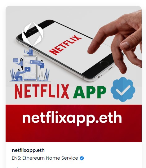 Ordiverse's tweet photo. Do you think you will get 2nd chance to avail this web3.0 domain ?
#NetflixApp.ETH is on sale
#NFT #ENS #NFTGiveaways #NFTCollection #nftart #ensdomains #ETH #Domainsale #web3domains
#web3 #domainforsal #ENSDomainsale
https://t.co/GwTylDYynU https://t.co/PyXXummUq3