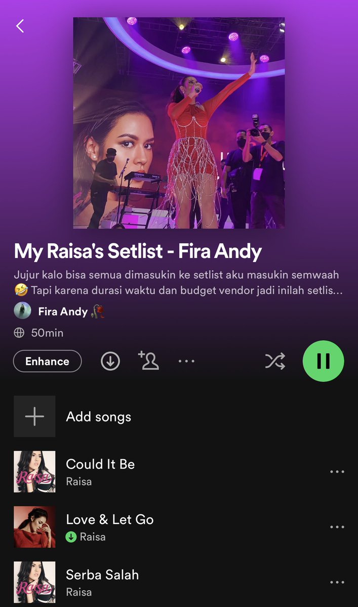 firaandyy's tweet photo. Hello! Semua lagu yang ada disetlist ini aku yakin sangat bisa dinikmati oleh semua kalangan penonton bahkan yang bukan Youraisa juga pasti akan Jatuh Hati 🥰💖 semoga menang biar bisa duet #RaisaItsPersonal #MyRaisaSetlist
My Raisa's Setlist - Fira Andy https://t.co/Kr1Y1LKmB1 https://t.co/FpbAVmGa1m