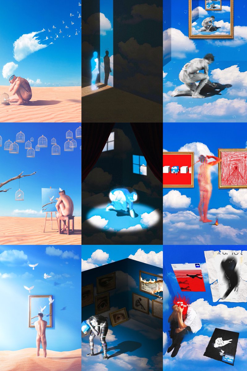 ronnaldong's tweet photo. hi, i’m ronald. 

i'm a doctor by day and multidisciplinary surrealist by night.

a short thread about my work 🧵 https://t.co/cgB6bG7X8m