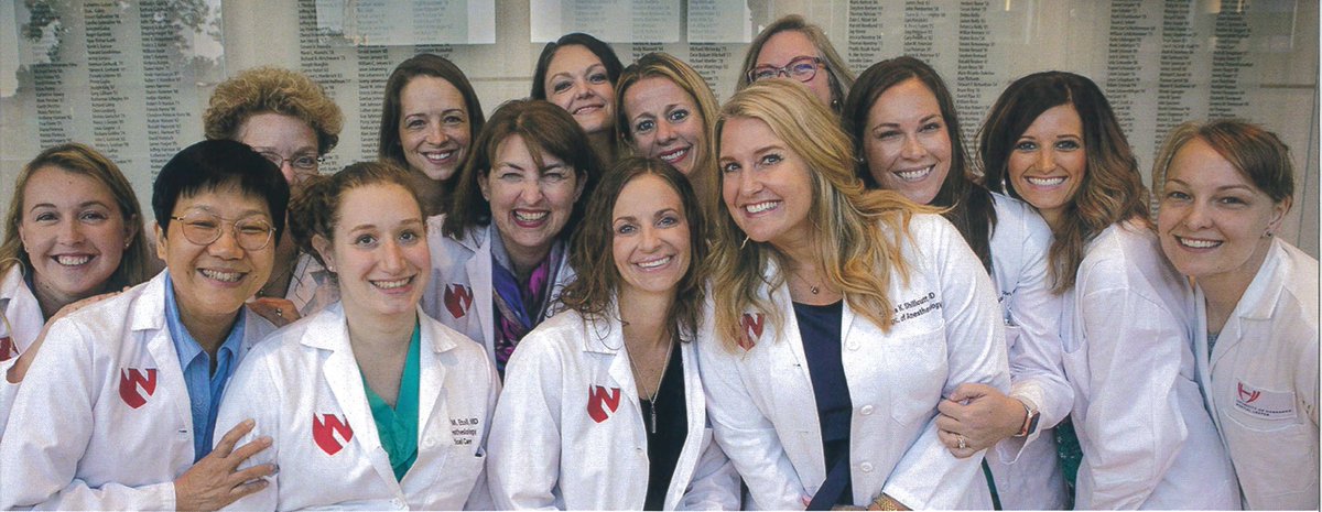 September is #womeninmedicine month - celebrating those who have impacted the advancement of women in the medical field. Thank you to the countless outstanding women in our department – all strong leaders, researchers &amp; mentors!  We are PROUD #womeninmedicine 🔥💪