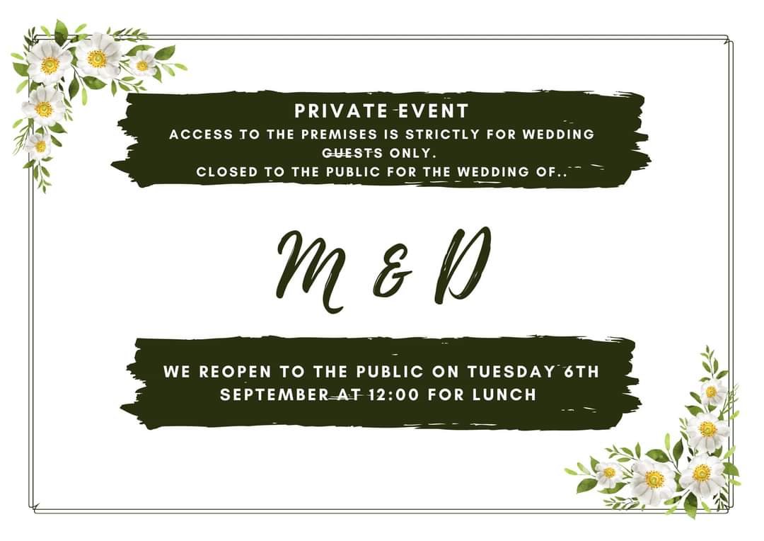 Closed to Public This Weekend for Private Event

raasay-house.co.uk/skye-hotel-raa…

From 3pm today the premises will be closed to the public, so no cafe, restaurant or bar.

We are sorry for any inconvenience.

We will reopen 12:00 on Tue

Thank you for your cooperation everyone. ❤️