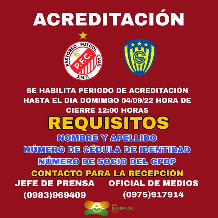 Se habilita periodo de acreditación!!!!
#vamospastoreo