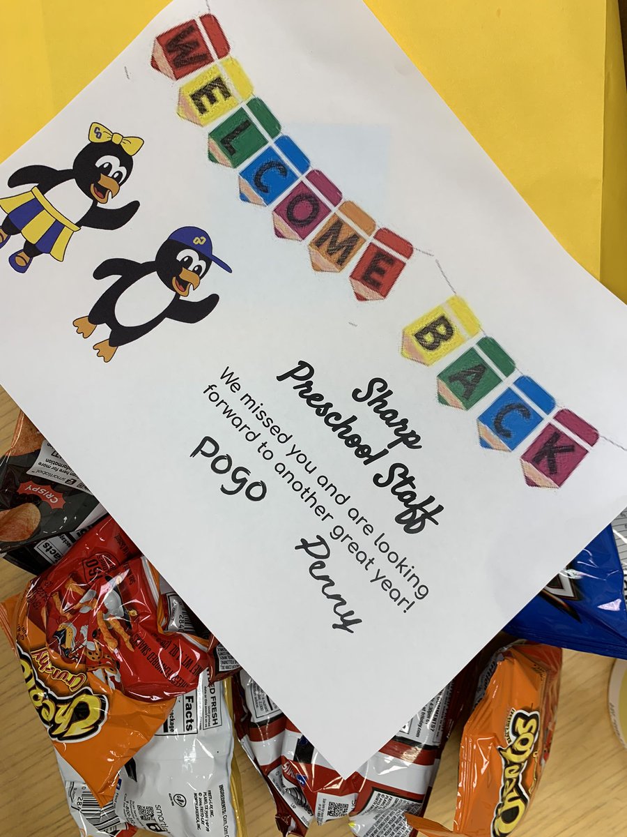 Thanks for the snacks to help fuel our PD day <a href="/floyd4edu/">🅙🅔🅝🅝 🅕🅛🅞🅨🅓</a> 🐧