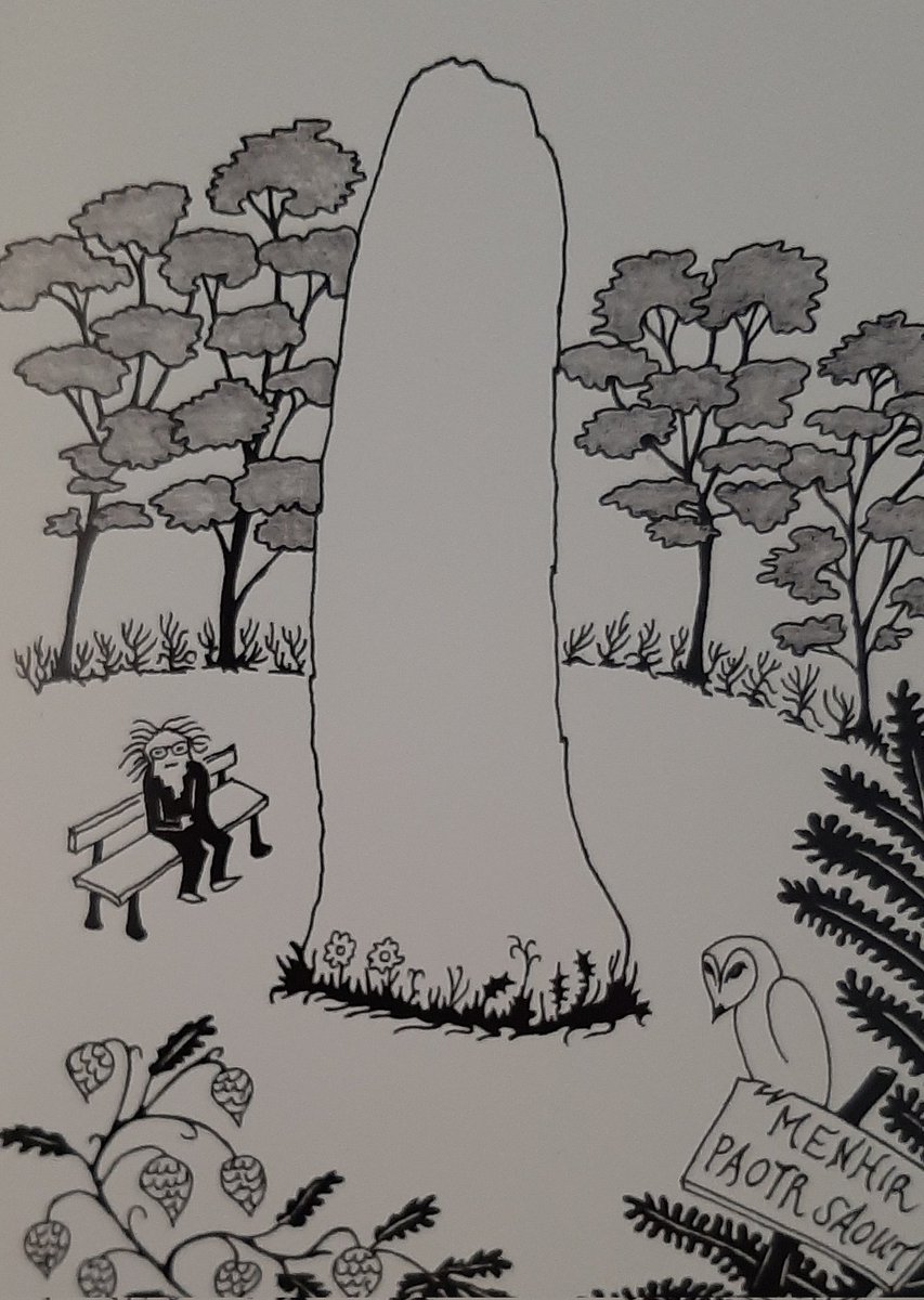 Wise birds don't tweet?
Deze kaart gekocht voor de 75e van  verjaardag mijn vader, 1 van de slimste mensen die ik ken. En die inderdaad niet op Twitter zit.  
Hij schreef ook een serie boeken over een kerkuil voor de kleinkinderen, met prachtige tekeningen.