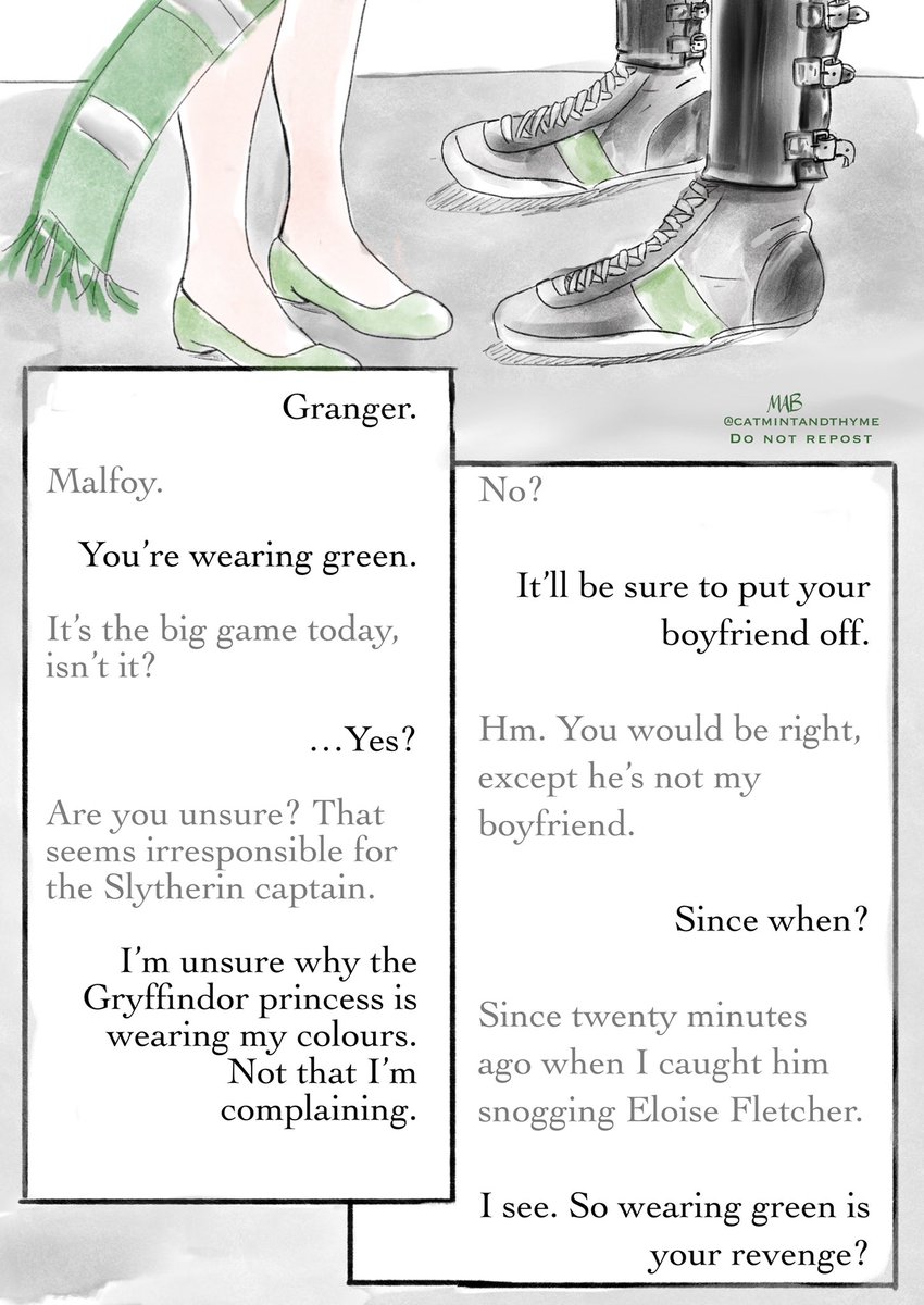 catmintandthyme's tweet photo. 8th yr / quidditch / mini comic / dramione
1/7 https://t.co/5TkNQiH6lO