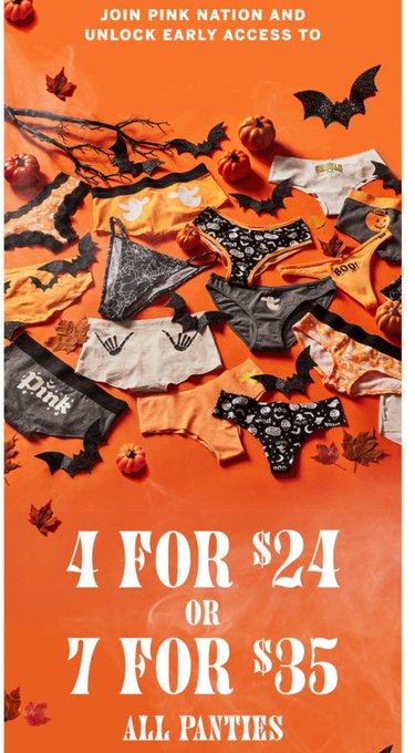 Never Have I ever had Halloween panties before you can contribute and be apart of the change by sending<a href="/tag/mytwitteranniversary"class="tags"><span>#mytwitteranniversary</span></a>