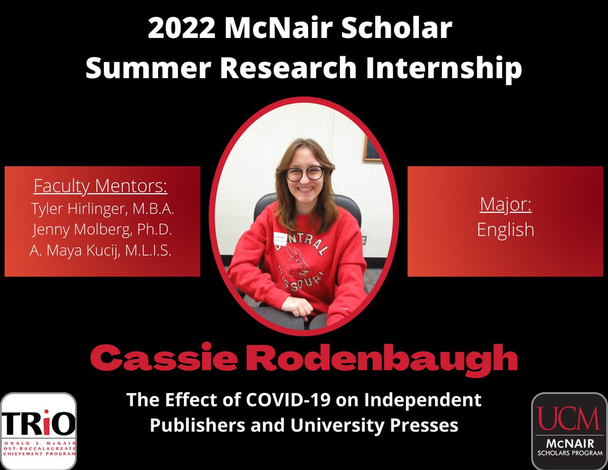 UCM TRIO McNair Scholars Program tweet media