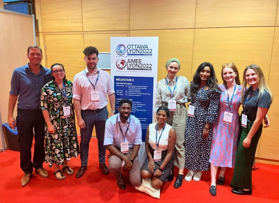 DrGPhill's tweet photo. That's a wrap! Epic 5 days in Lyon at #amee22 learning and challenging my thoughts about #MedEd. Thank you @ImperialMERU and this group for such a great time. Now, for the alps... https://t.co/9yXqpGmCdg