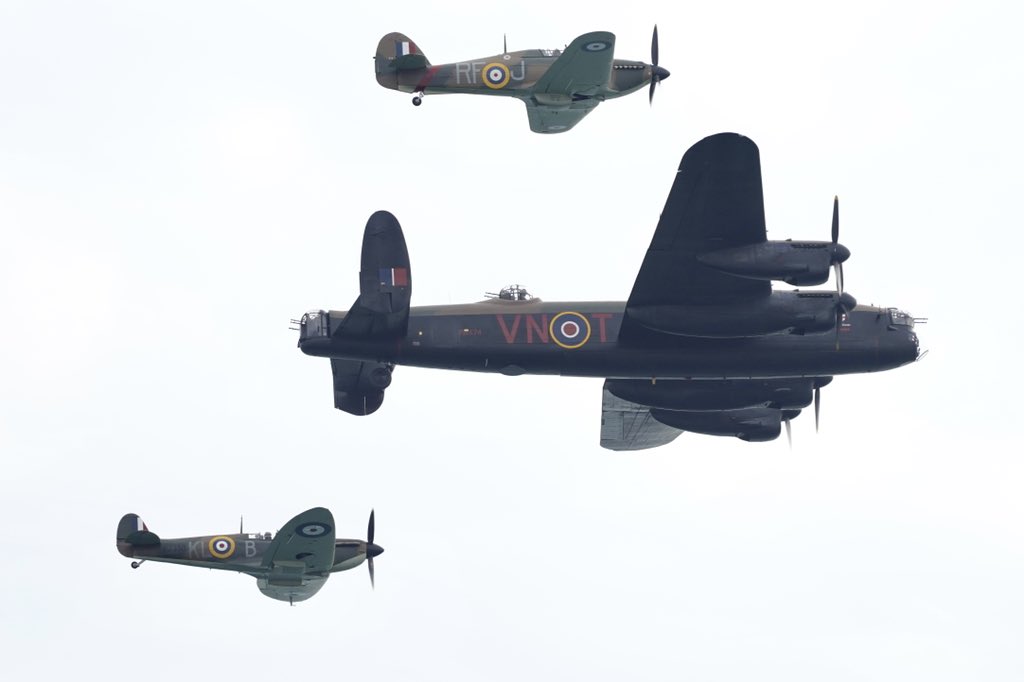 Day one of the Platinum Jubilee Bournemouth Air Festival <a href="/Bournemouthecho/">Bournemouth Echo</a> #bmthairfest The BBMF are in the house