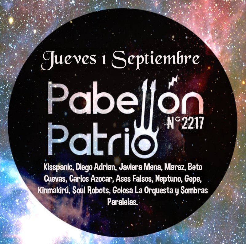 PabellonPatrio's tweet photo. Hoy en #PabellónPatrio @Kisspanicband @adrianigual @javieramena #marez @iambetocuevas @azocarmusica @asesfalsos #neptuno @gepegepegepe @kinmakiru @soul_robots @GolosaLaOrquest #sombrasparalelas Toda la info en nuestro Facebook https://t.co/cmBdjHZhKB https://t.co/k3yj7gln2z