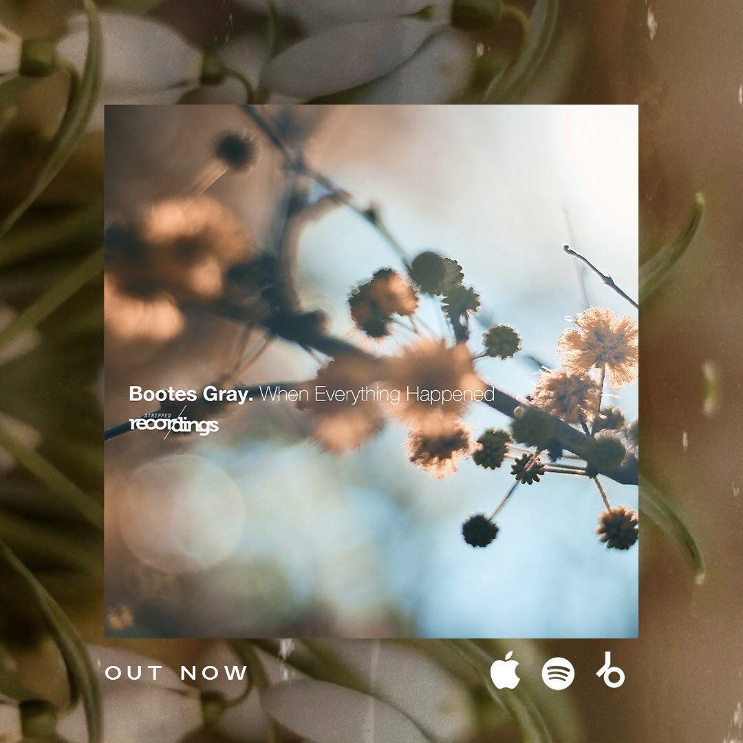 Septiembre arranca así.

Bootes Gray - When Everything Happened
OUT NOW!
smarturl.it/wehappened

@strippedrecordings <a href="/normanhstripped/">Norman H 🖤</a> 
Release date: September 1st, 2022
Artwork: <a href="/franppptk/">fran</a> 
Mastering: @robsmallmasteringltd