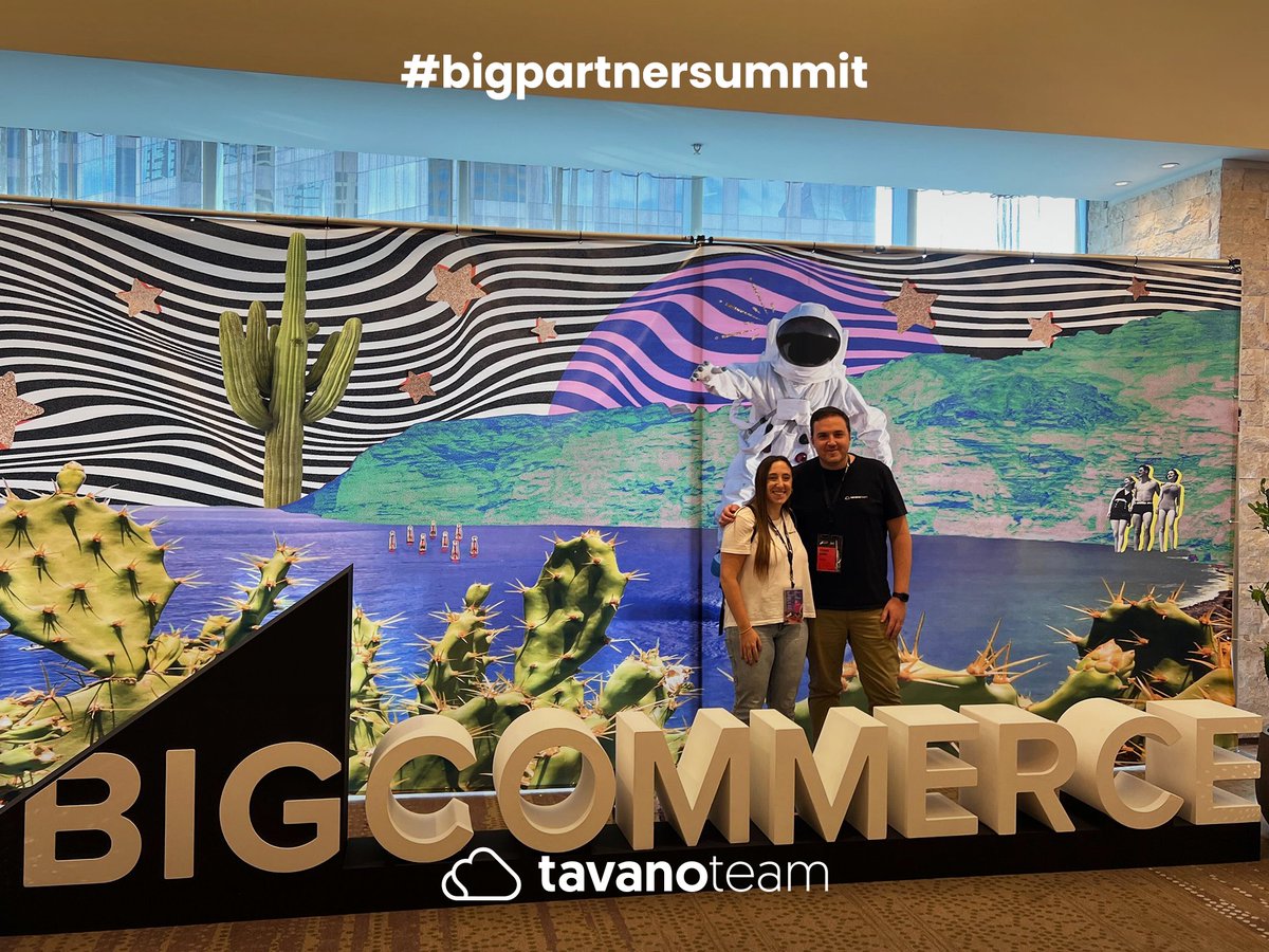 tavanoteam's tweet photo. 🥳 Happy to hear our representatives Fran and Rodrigo had a great time at the @BigCommerce Partner Summit, presenting a new product we've been working on, and that could be a game changer for many #B2B companies running their ERP on @NetSuite. 

🤩 Exciting things are coming! https://t.co/09lgglL7EN