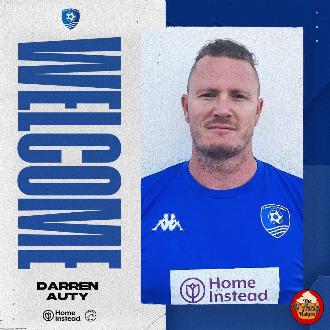 FrintonWaltonFC's tweet photo. Delighted that ex Corecalona boys Darren Auty and Richard Goodburn have joined the squad giving us some much needed experience to our young side in the Border League this season🔵 https://t.co/mp17wAnlm7