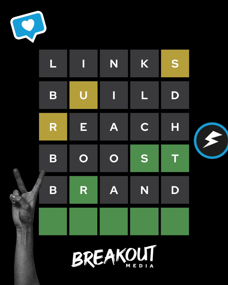 Breakout_Media_'s tweet photo. It's a new month so let's try and get your clogs working! 

All you need to do is guess the final word. Hint: it's one of our core values. 

Let us know in the comments what you think it might be👇️ https://t.co/iJQUcP3wKY