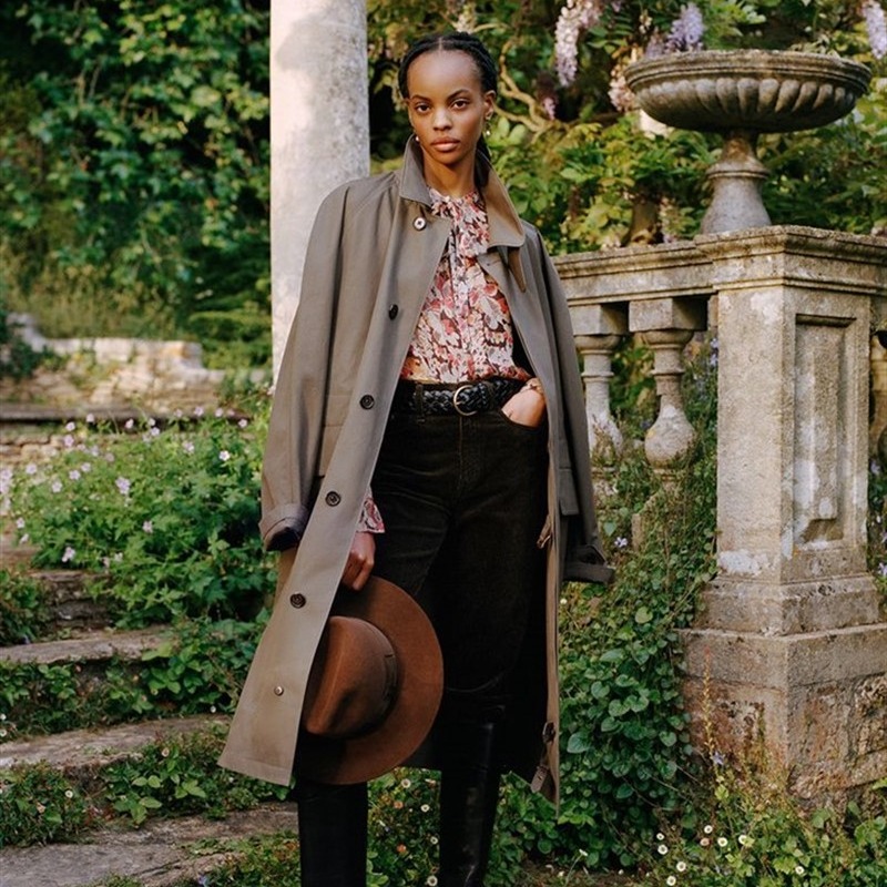 designscene's tweet photo. #PoloRalphLauren teams up with photographer #AlasdairMcLellan for the Fall 2022 Womenswear Campaign starring models #DeviRae, #MathildaGvarliani and #NajiyahImani