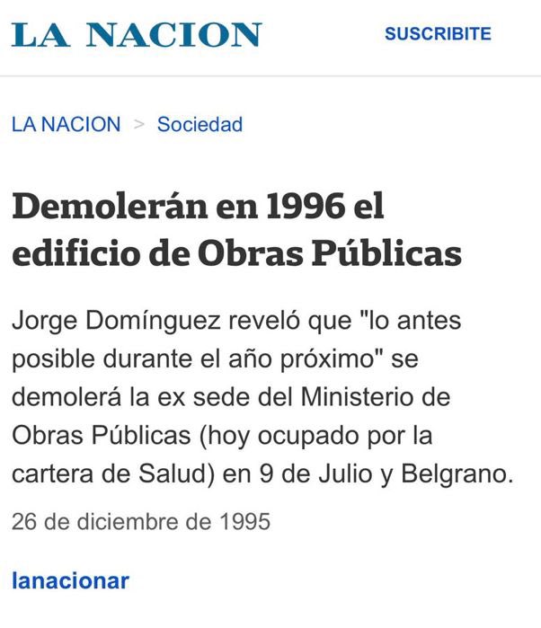 LoperfidoDario's tweet photo. @gabicerru Como Gaby tacha de gorilas a los demás vamos a ayudarla con una noticia de cuando el peronismo gobernaba la ciudad. https://t.co/qI2XqUYQQ1