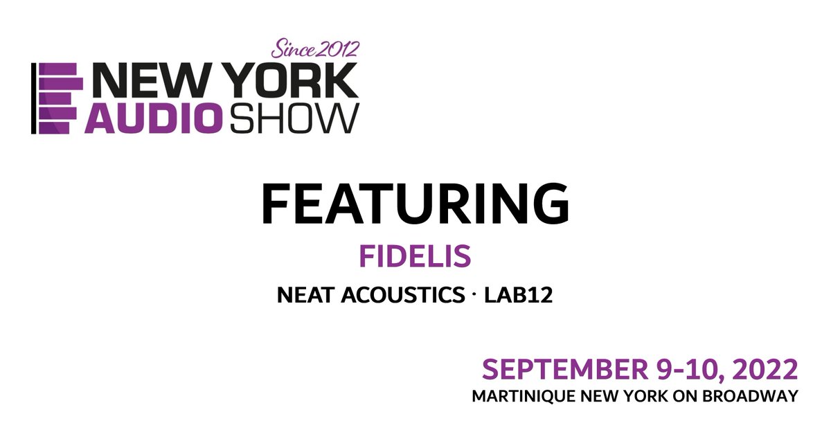 New York Audio Show tweet media