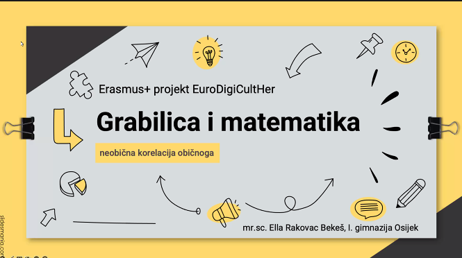 AnitaSimac74's tweet photo. #MathTeachMeet2022
međužupanijski stručni skup za učitelje i nastavnike matematike 🤩 Slijedi treći #TeachMeet blok. Pratite nas i dalje 📢🧮Od 15:00 ⏱
@ACzwykM Slušamo @Ella_R_B i 'Veza riječi „grabilica“ i nastave matematike' @Europeanaeu https://t.co/md1Be8tNid