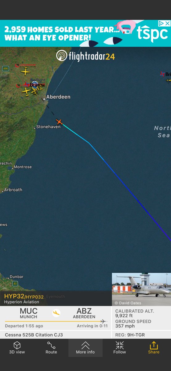 Flight HYP32 from Munich to Aberdeen
fr24.com/HYP032/2d4bd513 cormack park next stop 🙏