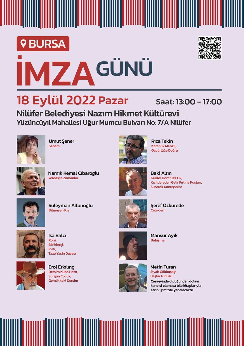Dost sohbetleri, hele de hemhal olmak herkesle paylaşılmaz. Ankara'daki söyleşi için yaptığımız davet başka şehirlerde, hatta başka ülkelerde yaşayan dostlarımdan da karşılık gördü. Önümüzde şunlar var ⬇️Umarım yurtdışı yasağı da kalkar ve gurbette de sarılırız...
#Senem