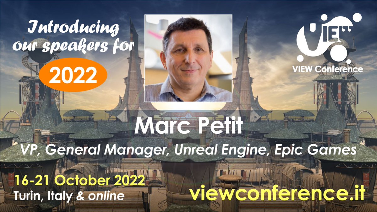 3dDaniel_Studio's tweet photo. Meet @mpetit! VP, General Manager, @UnrealEngine, @EpicGames, @metaverse

@ViewConference 2022 
16-21 Oct 
https://t.co/5bdJ9Carxc

Have you seen #LoveDeathRobot? Check this: https://t.co/rjZ31KEvWF
#viewconference2022 #marcpetit #vfx #animation #games #art #metaverse #vr #ai https://t.co/Mtv0T7DkOX