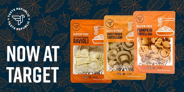 Three new #glutenfree fall pastas available at Target! 🍝🍂 See the flavors &amp; get a $1 off coupon here: bit.ly/3Q4FAmp