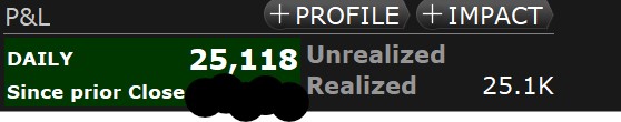 BouncyBitBit8's tweet image. Was red the first hour trading, turned the channel around and made it all back ending the day with my second 20k in my trading career back to back. I'm in shock, Thankful for days like this and appreciate what you did for me @AjTrader7 Always.