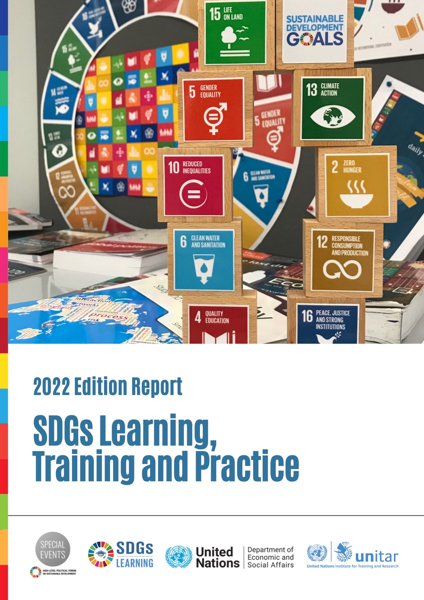 #SDGs Learning, Training and Practice report is out!

The 2022 edition of this #HLPF Special Event aimed at advancing knowledge and skills acquisition, networking, sharing experiences, peer-to-peer collaboration and capacity building.

Learn more: bit.ly/SDGsLearningRe…