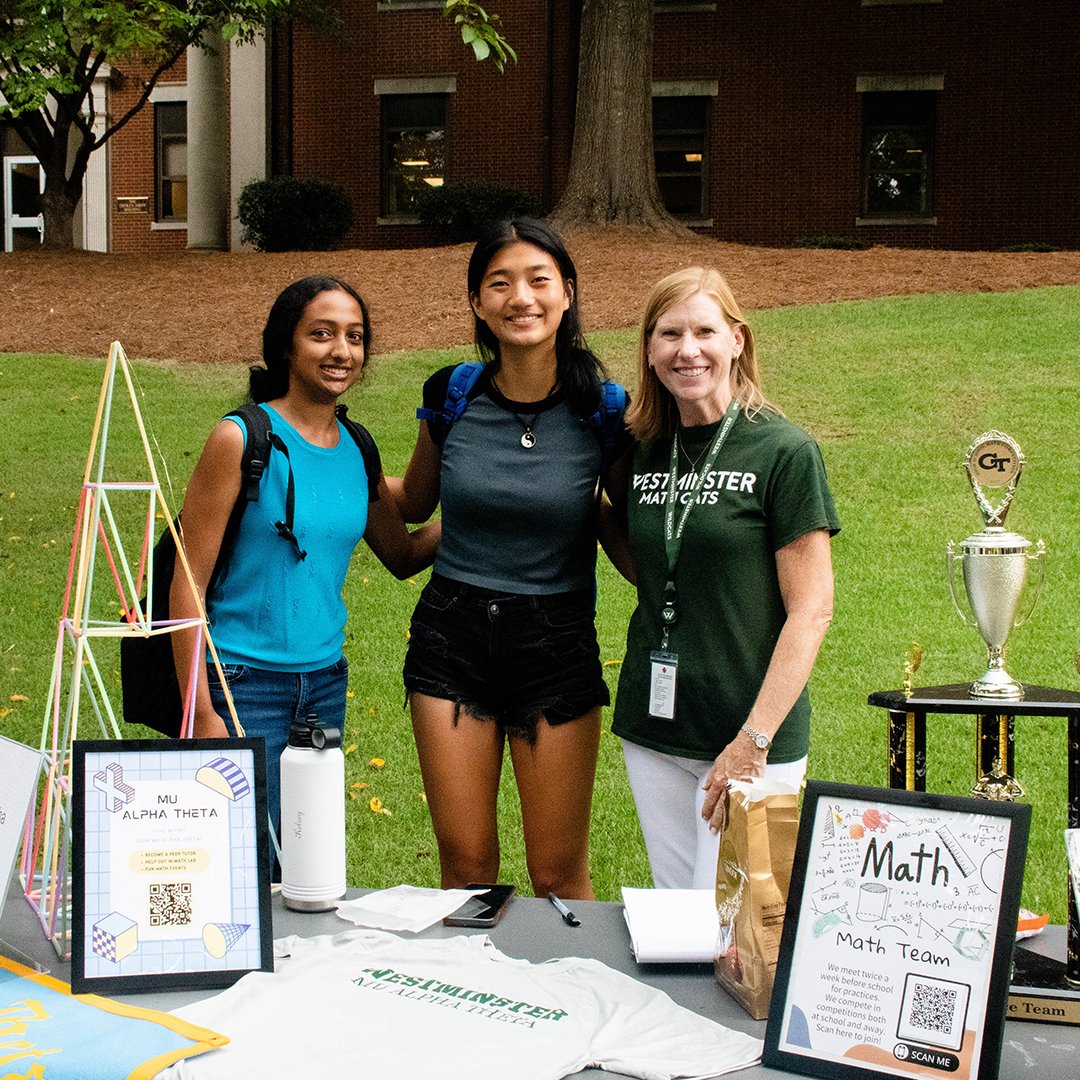 WestminsterATL's tweet photo. From Nosh to WCAT, Active Minds to Model UN, Sports Analytics to the Evolutions magazine—and much more—there's a club for every Cat! Last week, Upper School students had a chance to learn about and sign up for dozens of clubs during a fair on the quad. 🐾 https://t.co/73biSofAkq