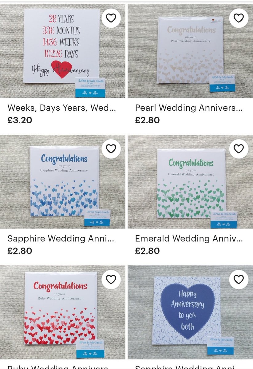madebysallyjane's tweet photo. This week I've been adding new cards to my Etsy shop for #agecards #weddinganniversary #newbaby #newhome Please have a look and share with your friends, it really does helps me to be seen #northantshour https://t.co/Q2uhJ0dQP8