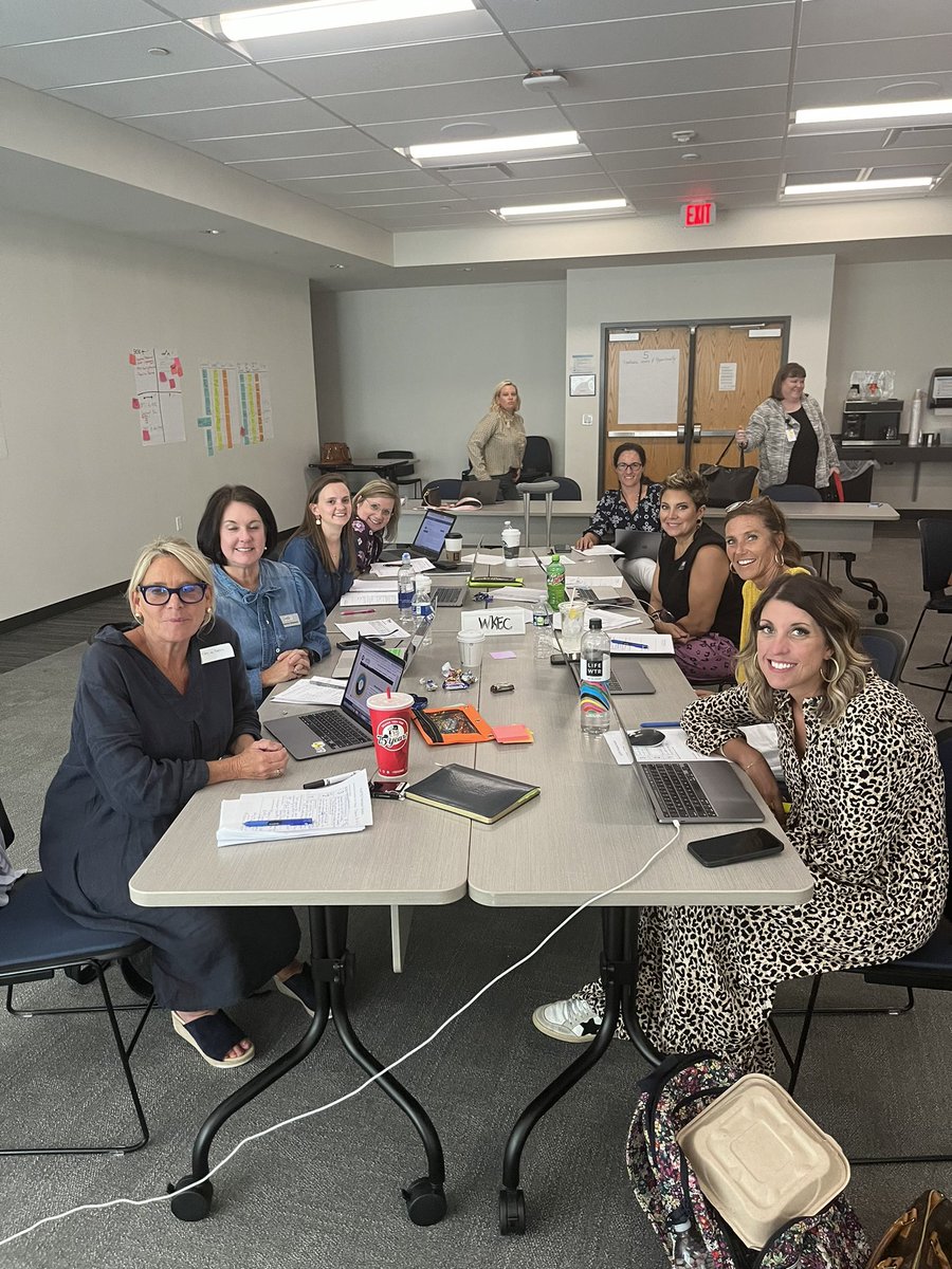 WKECKY's tweet photo. Teamwork makes the dream work! The @WKECKY teams have been collaborating this week by putting a focus on HQIR &amp; MTSS. We are grateful for all at this table and the work you are doing! #EngageEquipEmpower https://t.co/FdQheIkNXC