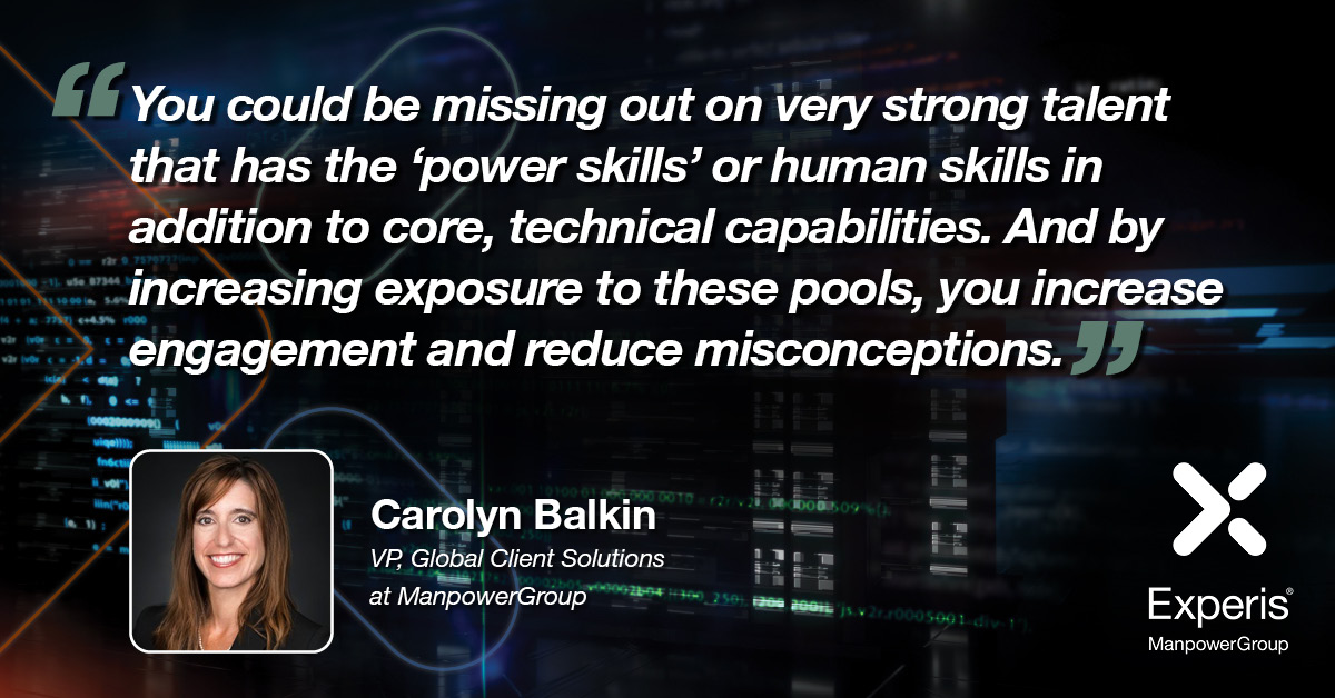 ManpowerGroup's tweet photo. Failing to explore new pools of talent is a missed opportunity. And with an ongoing global #talentshortage, no talent pool should be overlooked.

Discover how to expand your #techtalent pool in the new @Experis report, "The New Age of Tech Talent." https://t.co/UBSR7AybV9 https://t.co/9b4xFr6dHq