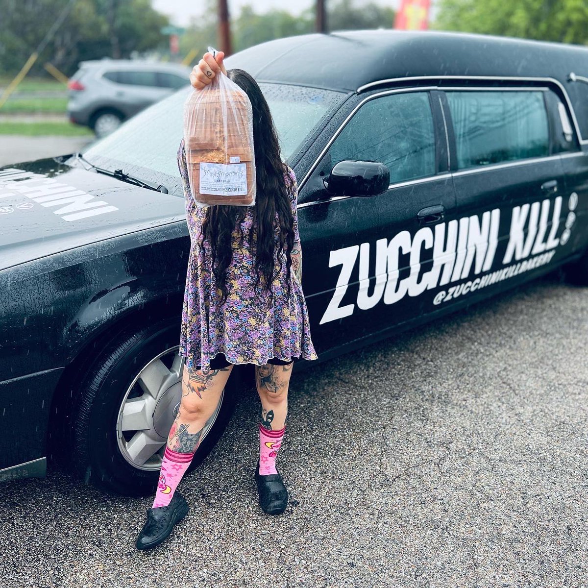 Ever wondered who makes our to-die-for gluten free bread? Just the coolest, feminist, woman-owned, musician-owned, vegan, gluten free, soy free bakery in town/the world: Zucchini Kill!